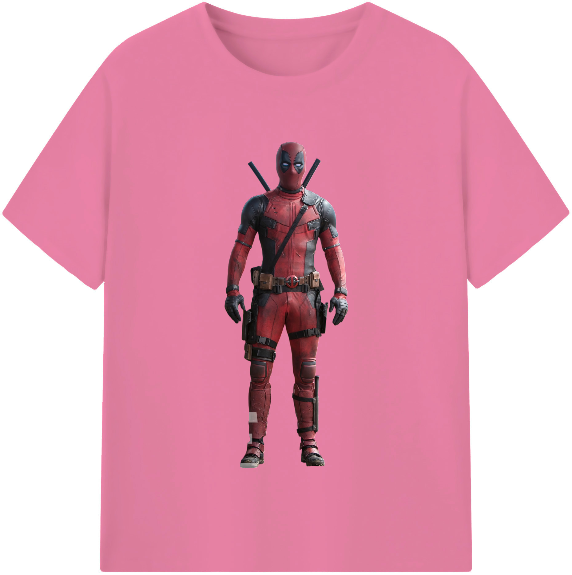 （画像用） Deadpool デッドプール 綿100％半袖Tシャツ（フロントプリント）